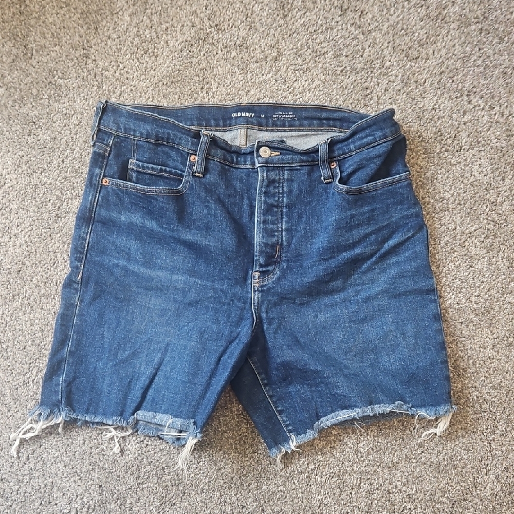 Womens Blue Denim Shorts